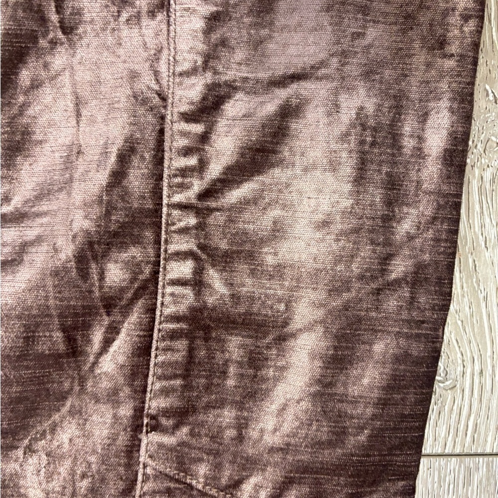 Free People Textured Velvet Pants in Brown - Picture 5 of 14